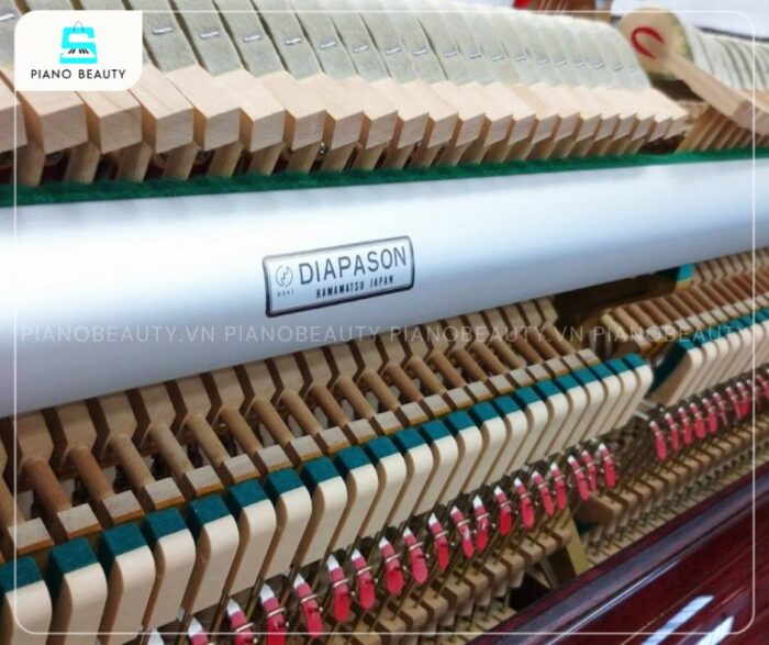Đàn Piano Diapason 126S có búa đàn làm từ gỗ cao cấp