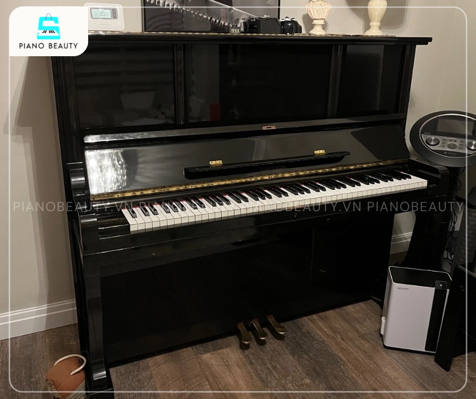 Đàn Piano Diapason 132A có kiểu dáng cổ điển, nhỏ gọn
