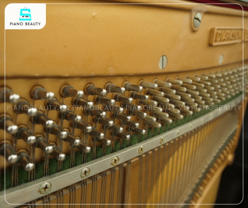 Đàn Piano Diapason 132CE có dây đàn được làm từ thép cường độ cao