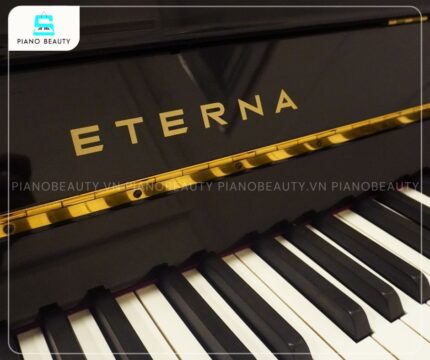 Đàn Piano Eterna 10 đảm bảo mang lại cảm giác phím chạm êm ái