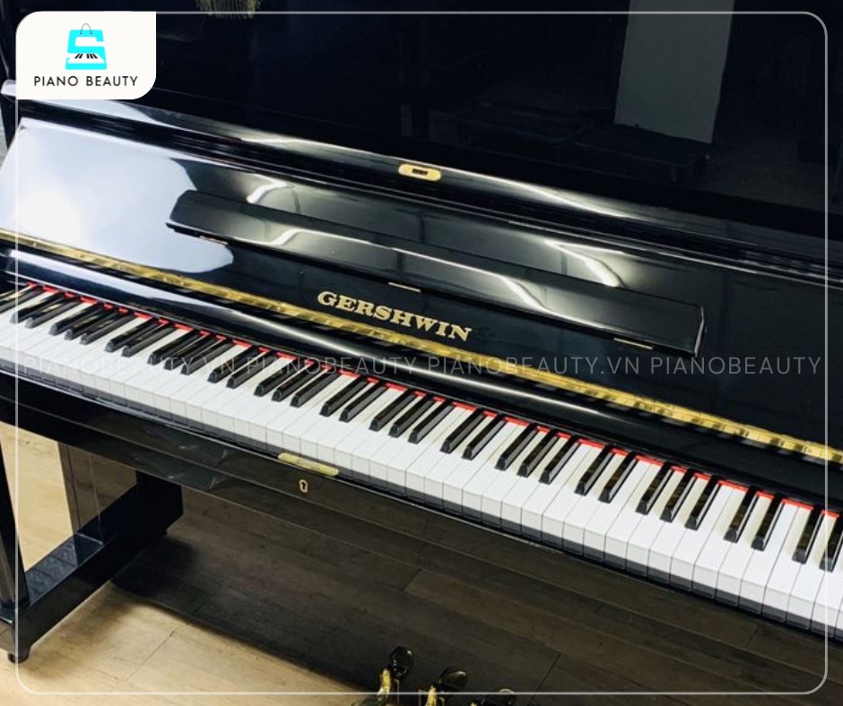 Bàn phím của Đàn Piano Gershwin NO 500C được thiết kế với độ nhạy tối ưu