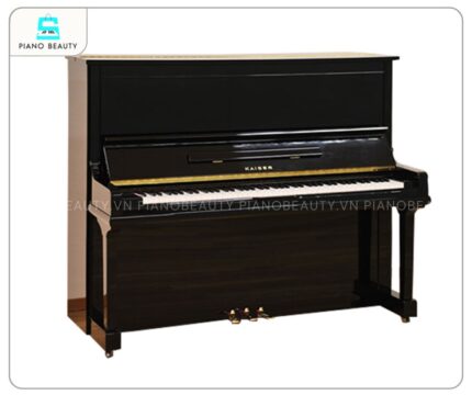 Đàn Piano Kaiser K2 nổi bật với thiết kế upright chắc chắn, tinh tế theo phong cách Châu Âu