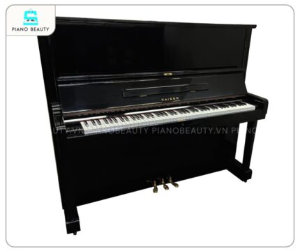 Đàn Piano Kaiser K35H được chế tác theo phong cách piano upright (đàn piano đứng) cổ điển