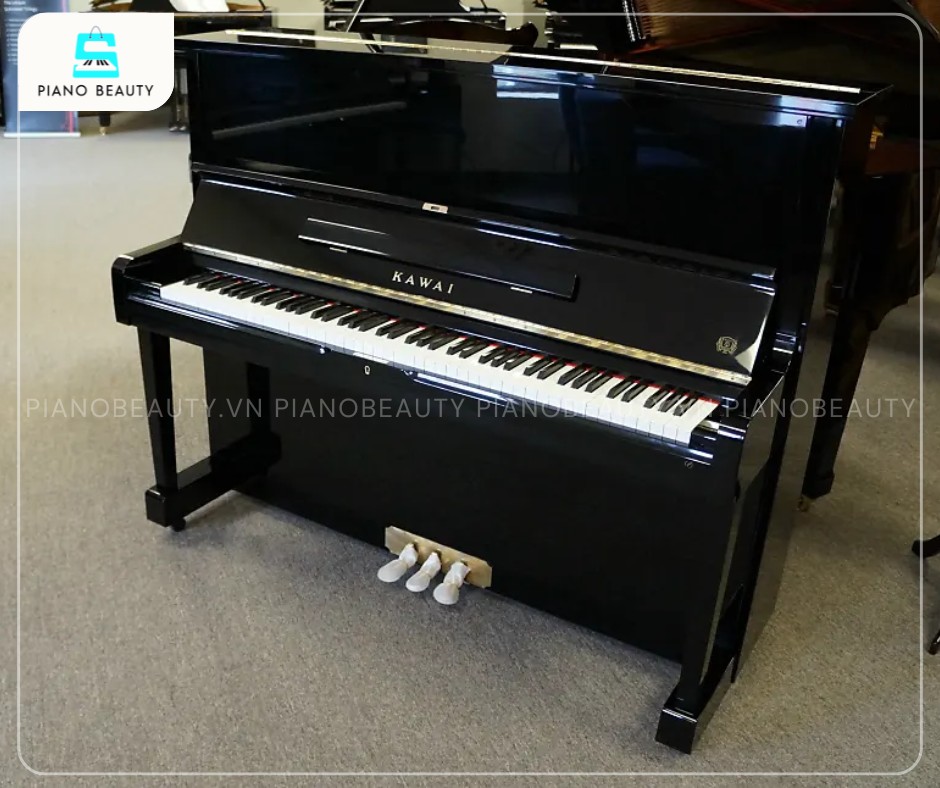 Đàn Piano Kawai BS20 được chế tác từ gỗ nguyên khối chất lượng cao