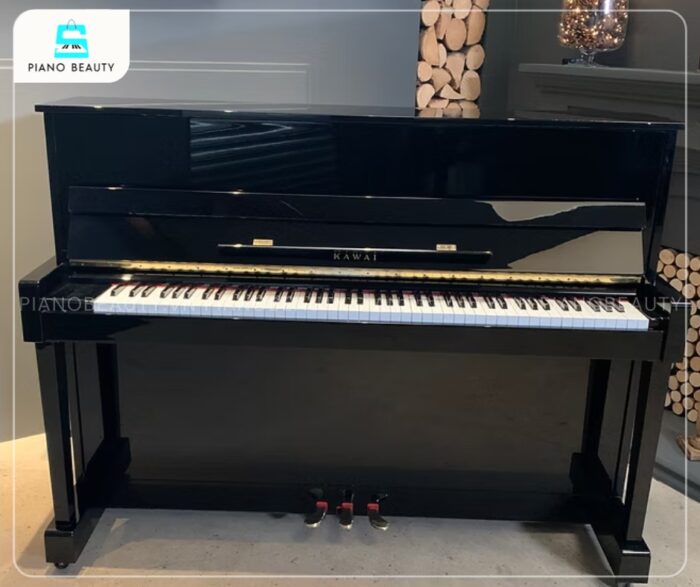Đàn Piano Kawai CX5H được phủ lớp sơn bóng bẩy và tinh xảo