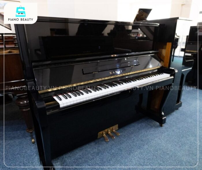 Đàn Piano Kawai DS60 hữu thiết kế gọn gàng và tinh tế của một cây đàn upright hiện đại