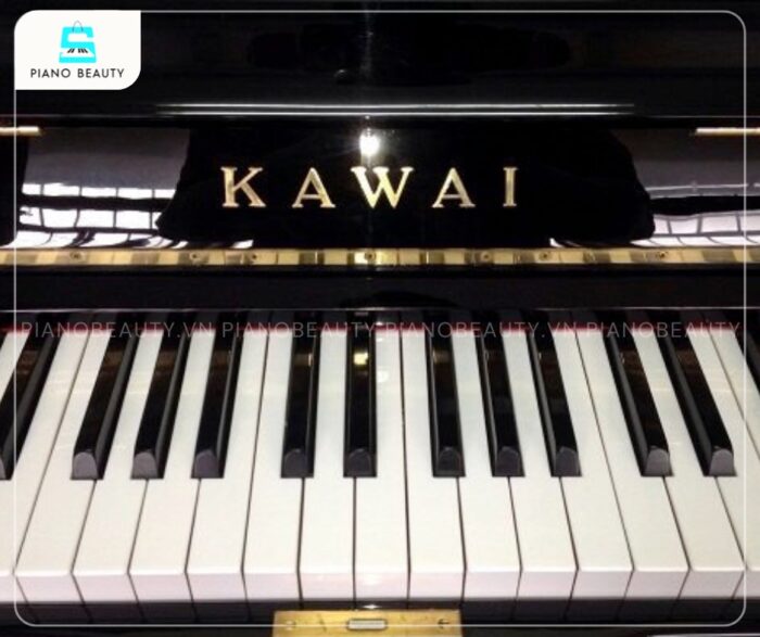 Đàn Piano Kawai K35 sở hữu bàn phím được thiết kế với độ nặng phím hợp lý