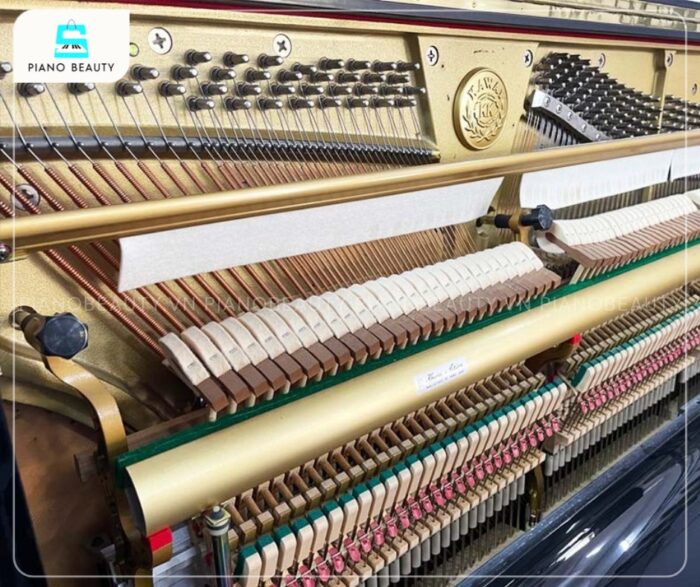 Đàn Piano Kawai K60 có hệ thống búa đàn cao cấp với độ phản hồi nhanh chóng