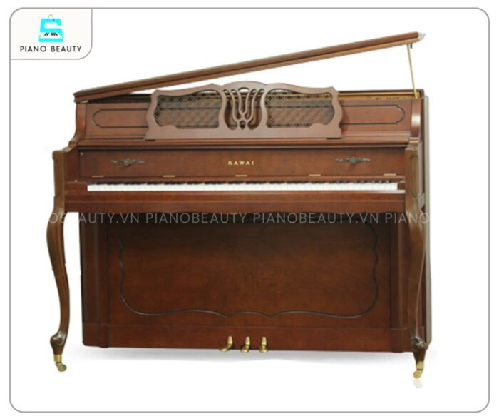 Đàn Piano Kawai KL11KF được hoàn thiện bằng lớp sơn bóng bẩy màu đen hoặc nâu gỗ