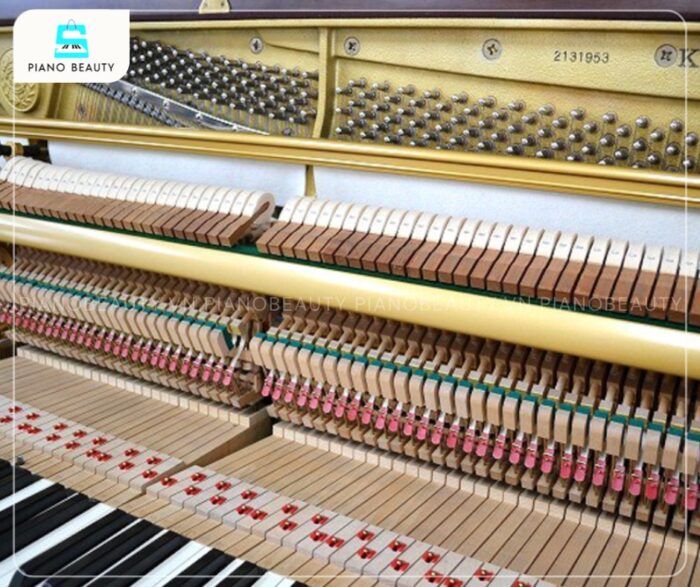 Đàn Piano Kawai KL62KF có bộ máy cơ vận hành mượt mà, cho ra chất lượng âm thanh vượt trội