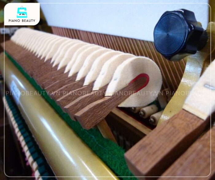 Đàn Piano Kawai KL68W sở hữu búa đàn bọc nỉ cao cấp với độ phản hồi cao