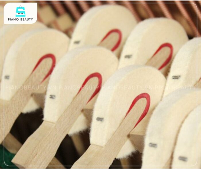 Đàn Piano Kawai KL72W có búa đàn làm từ lông cừu chất lượng cao