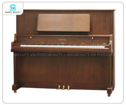 Đàn Piano Kawai KL72W có thiết kế vân gỗ tự nhiên đầy sang trọng