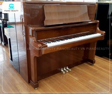 Đàn Piano Kawai KL75W với thiết kế sang trọng, đẳng cấp với lớp hoàn thiện gỗ tự nhiên