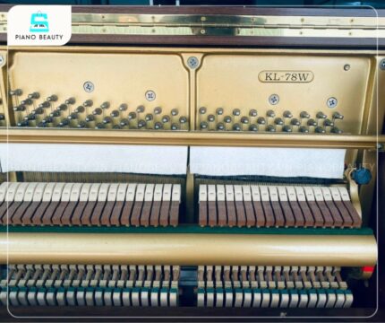 Đàn Piano Kawai KL78W có búa đàn được làm từ nỉ cao cấp, bền bỉ
