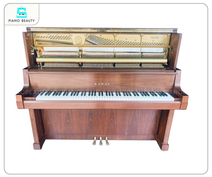 Đàn Piano Kawai KL78W sở hữu bàn phím được làm từ gỗ tự nhiên bền chắc