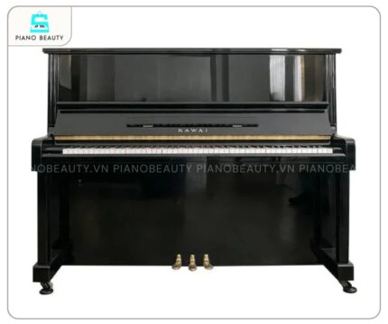 Đàn Piano Kawai NS15 mang vẻ vững chãi với những đường nét góc cạnh