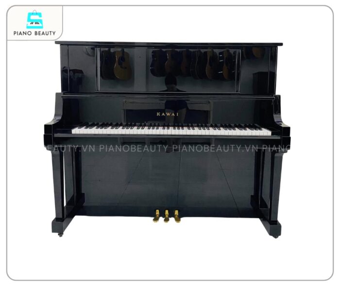 Đàn Piano Kawai US75 với lớp vỏ ngoài được chế tác từ gỗ nguyên khối