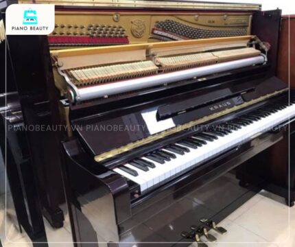 Đàn Piano Kraus KS1M sở hữu bàn phím với 88 phím tiêu chuẩn, cung cấp độ nhạy phản hồi tương đối tốt