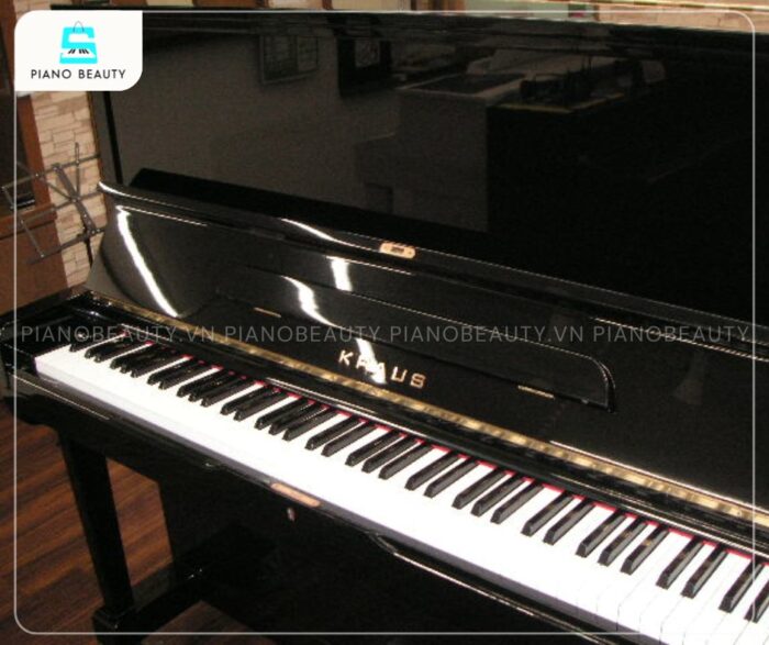 Đàn Piano Kraus U127 trang bị bàn phím có độ nhạy cao