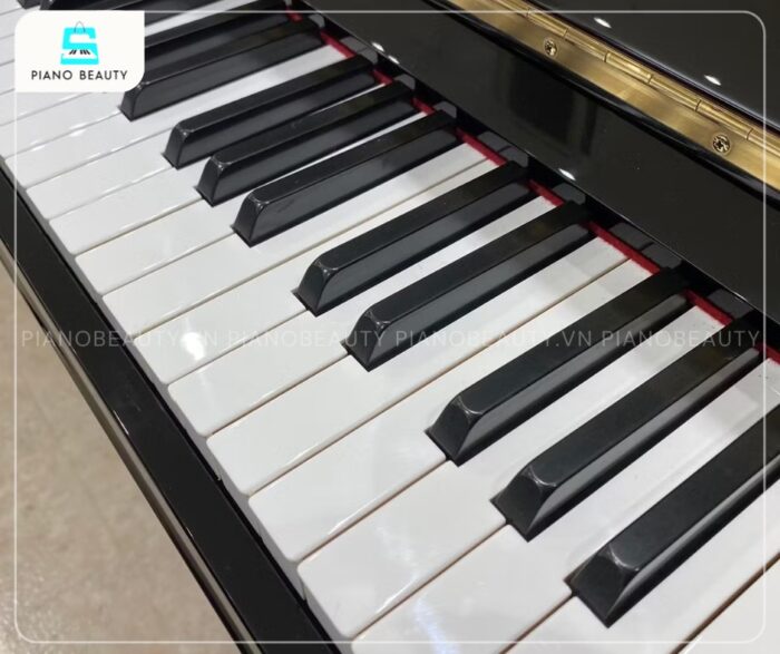 Đàn Piano Yamaha MC10BL được trang bị 88 phím đàn làm từ gỗ tự nhiên