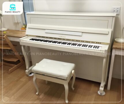 Đàn Piano Yamaha MC202 sở hữu kiểu dáng upright console thanh lịch