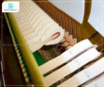 Đàn Piano Yamaha U10BiC có búa đàn được làm từ chất liệu nỉ lông cừu cao cấp
