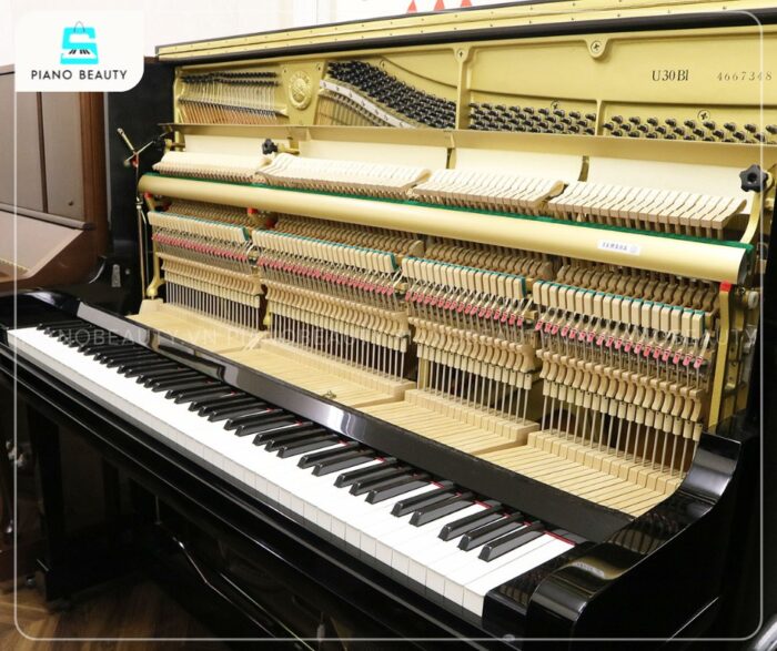 Đàn Piano Yamaha U30BL có âm thanh vang rền, mạnh mẽ và sống động