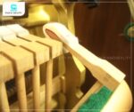 Đàn Piano Yamaha UX500WnC sở hữu búa đàn bọc nỉ cao cấp