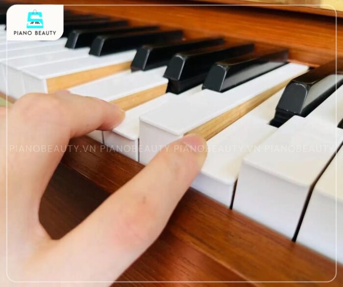 Đàn Piano Yamaha W103 có độ nhạy phím cao cho phép người chơi dễ dàng kiểm soát lực nhấn