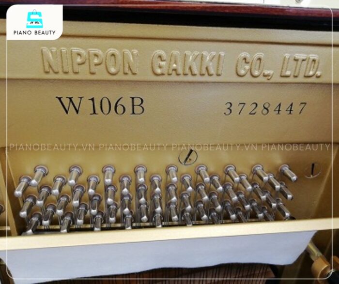 Đàn Piano Yamaha W106B tạo nên âm thanh đầy nội lực, độ vang ấn tượng