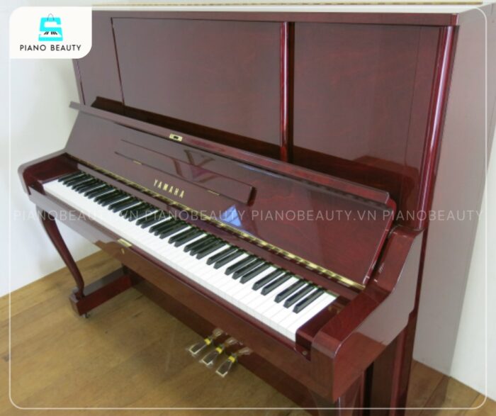 Đàn Piano Yamaha W106BB sở hữu dáng đàn upright truyền thống