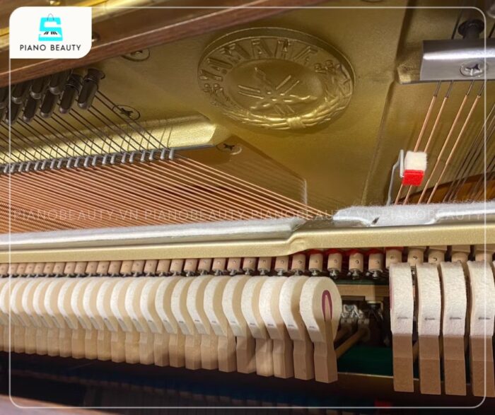 Đàn Piano Yamaha W1AWn có dây đàn làm từ chất liệu thép cao cấp, bền bỉ
