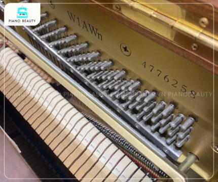 Đàn Piano Yamaha W1AWn sở hữu búa đàn làm từ gỗ bọc nỉ với độ phản hồi nhanh chóng