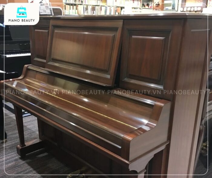 Đàn Piano Yamaha W201 có vẻ đẹp cổ điển, sang trọng của gỗ óc chó