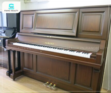 Đàn Piano Yamaha W201 mang vẻ đẹp tự nhiên của các loại gỗ quý hiếm