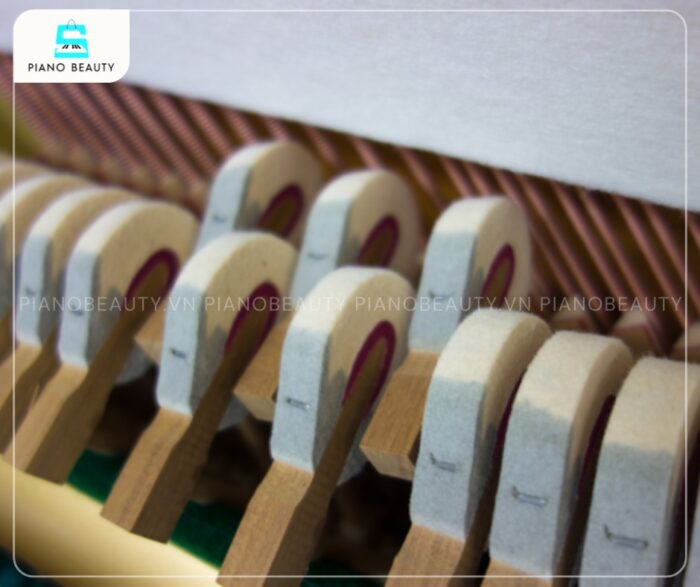 Đàn Piano Yamaha WX3AWn sở hữu búa đàn bọc nỉ cao cấp
