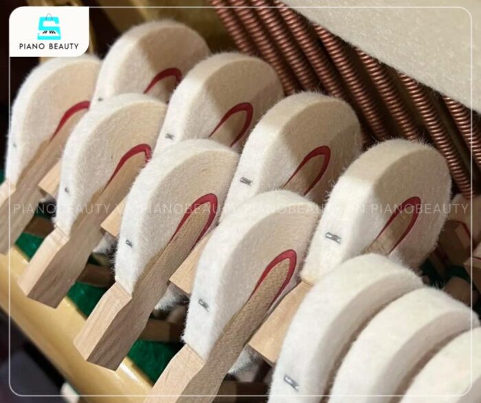 Đàn piano Kawai KL53K trang bị búa đàn lông cừu bền bỉ