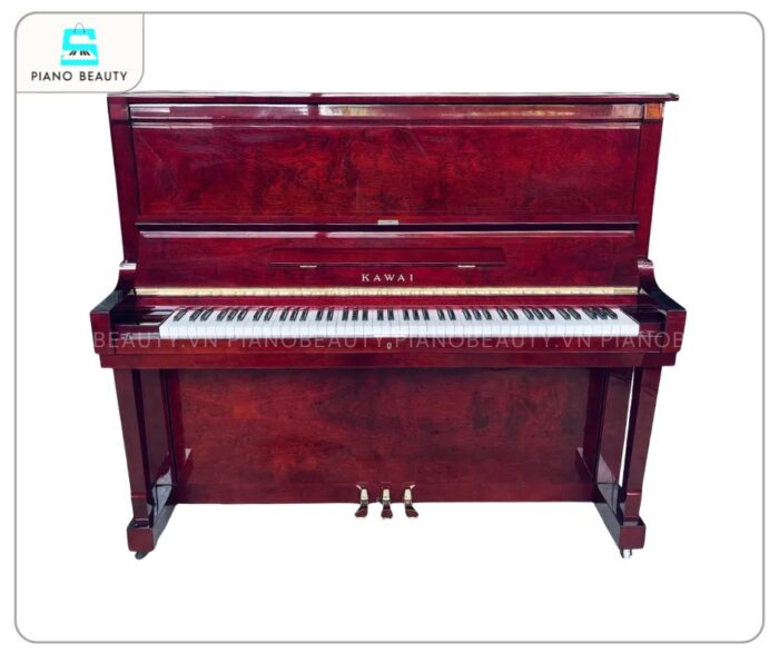 Đàn piano Kawai KL601 màu gỗ mận nổi bật và sang trọng