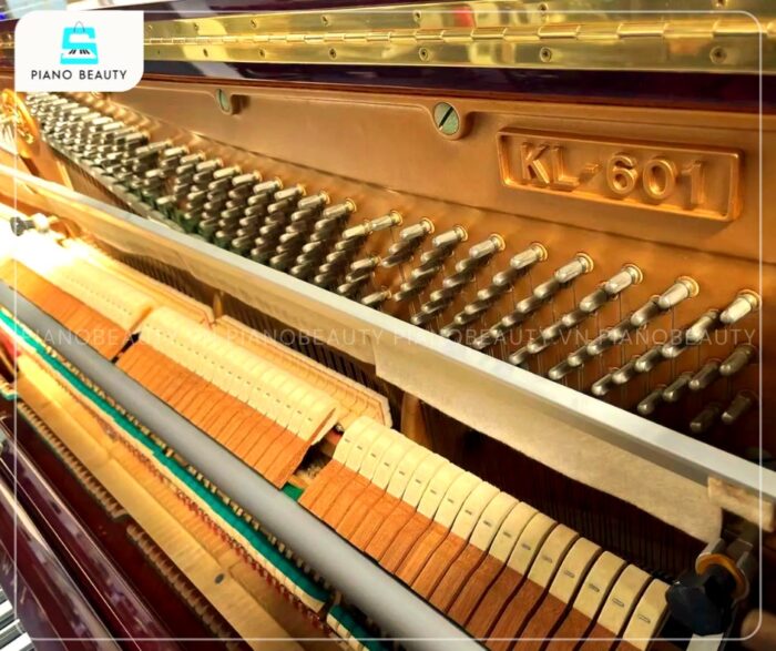 Bộ máy đàn chất lượng và bền bỉ của piano Kawai KL601