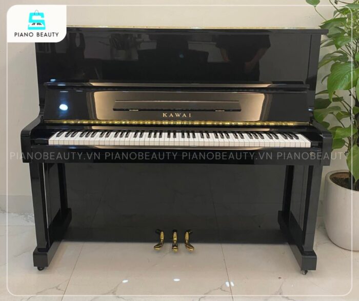 Đàn Piano Kawai KU1 sở hữu soundboard gỗ spruce nguyên khối