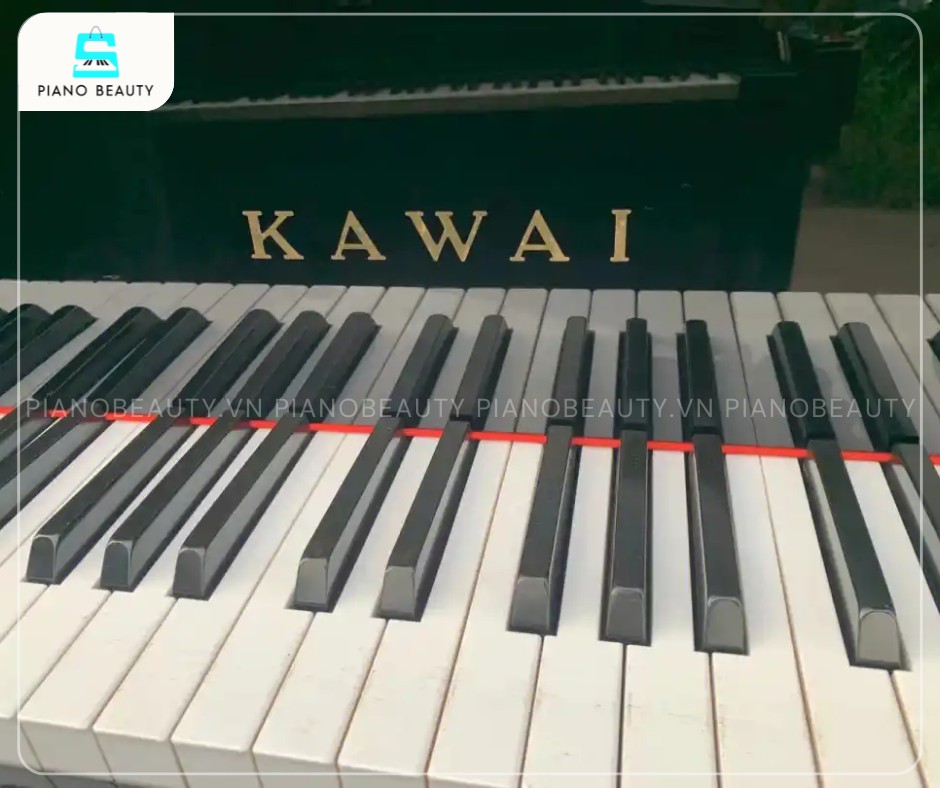 Đàn piano cơ Kawai US63H phím đàn bền và phản hồi tốt
