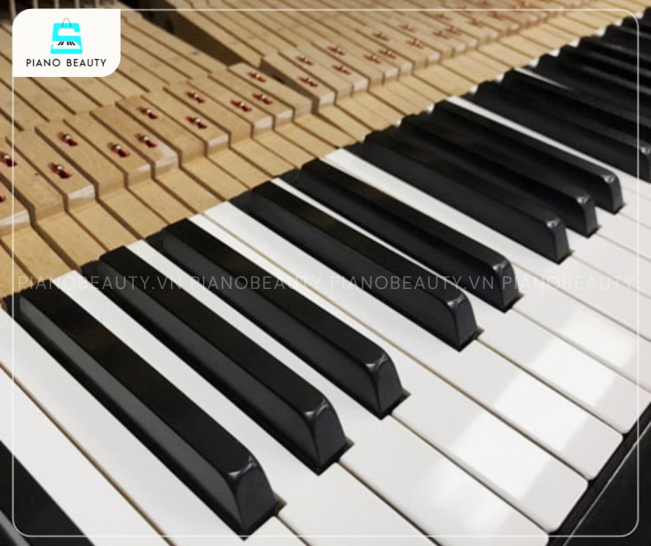 Đàn piano Yamaha U1F với 88 phím tiêu chuẩn mượt mà