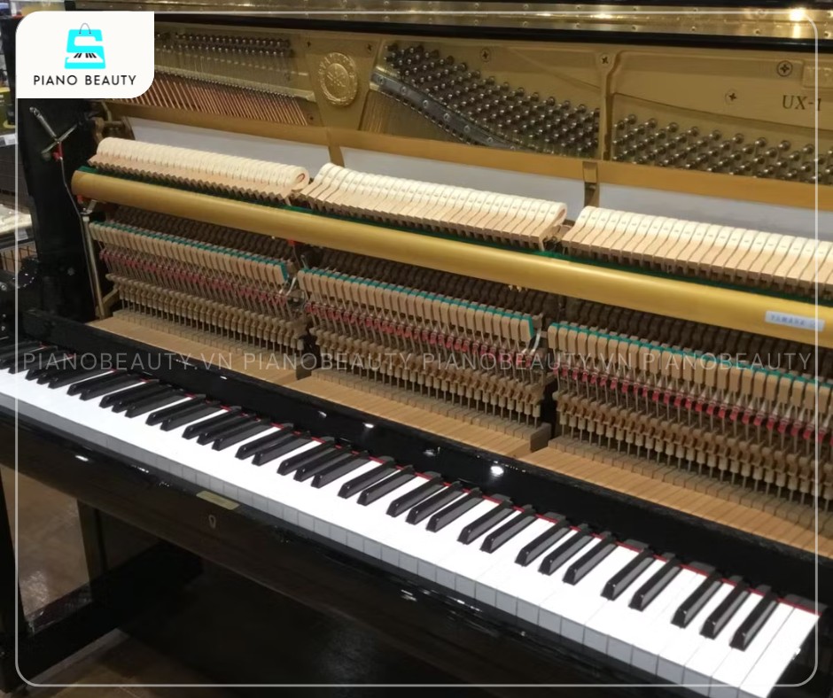 Đàn piano cơ Yamaha UX1 thiết kế khung X-Brace độc quyền
