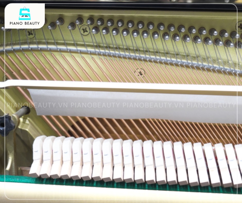 Bộ máy đàn piano Yamaha UX10BL chắc chắn và bền bỉ