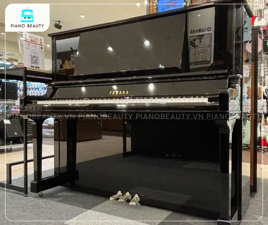 Đàn Piano Yamaha UX30BL bảng cộng hưởng gỗ vân sam cho âm thanh cân bằng
