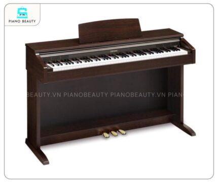 Piano điện Casio AP200 có kiểu dáng tinh tế cùng tông màu thanh lịch