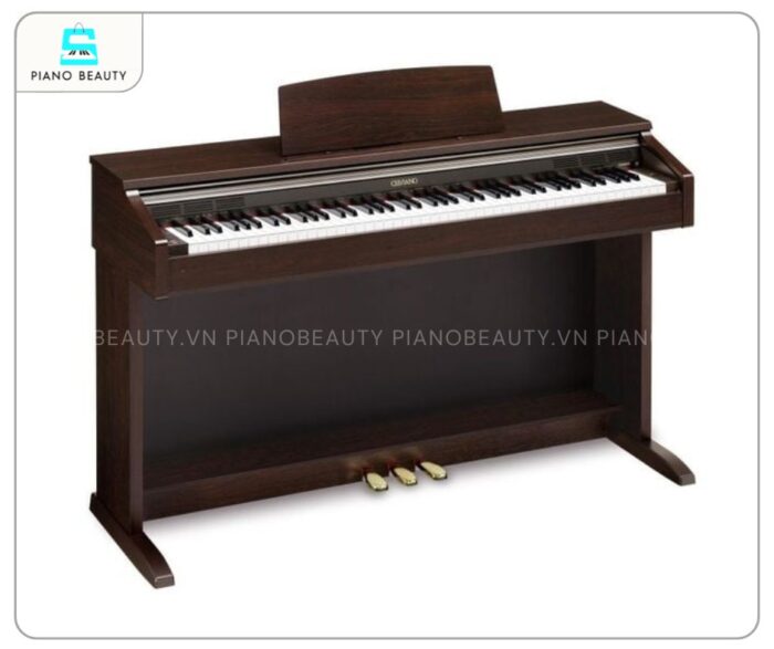 Piano điện Casio AP200 có kiểu dáng tinh tế cùng tông màu thanh lịch