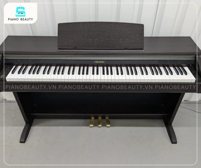 Bàn phím 88 phím của AP200 được thiết kế để mô phỏng chính xác cảm giác gõ phím của đàn piano acoustic