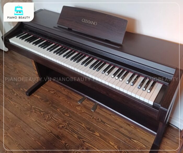 Kiểu dáng của Piano điện Casio AP21 được thiết kế đẹp mắt và gọn gàng, dễ dàng hòa nhập vào nhiều không gian nội thất khác nhau.